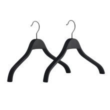 Hot sale black laminated wooden hangers clothes laminated hanger for brand store